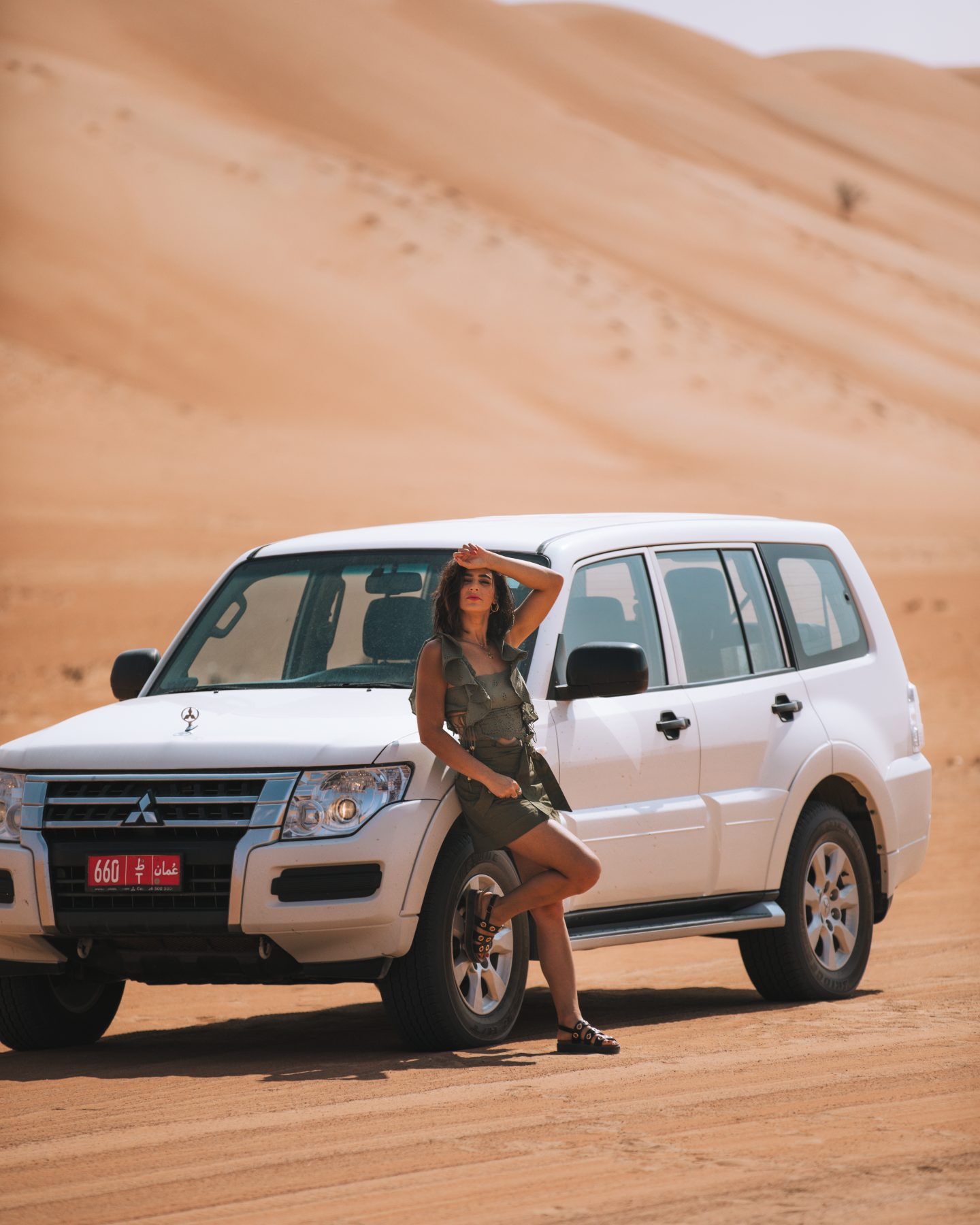 Oman desert road trip