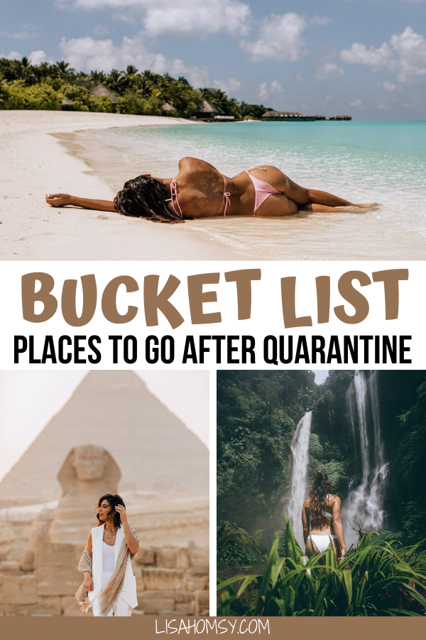 Click here for a list of the top 7 travel destinations for your bucket list. These are some of the best places to travel after quarantine! #beautifulplaces #bucketlist #travel | once in a lifetime destinations | bucket list destinations | bucket list travel | best places to visit | most beautiful destinations in the world | off the beaten path destinations | bucket list before I die | best places to go | best travel destinations in the world | most Instagrammable places in the world
