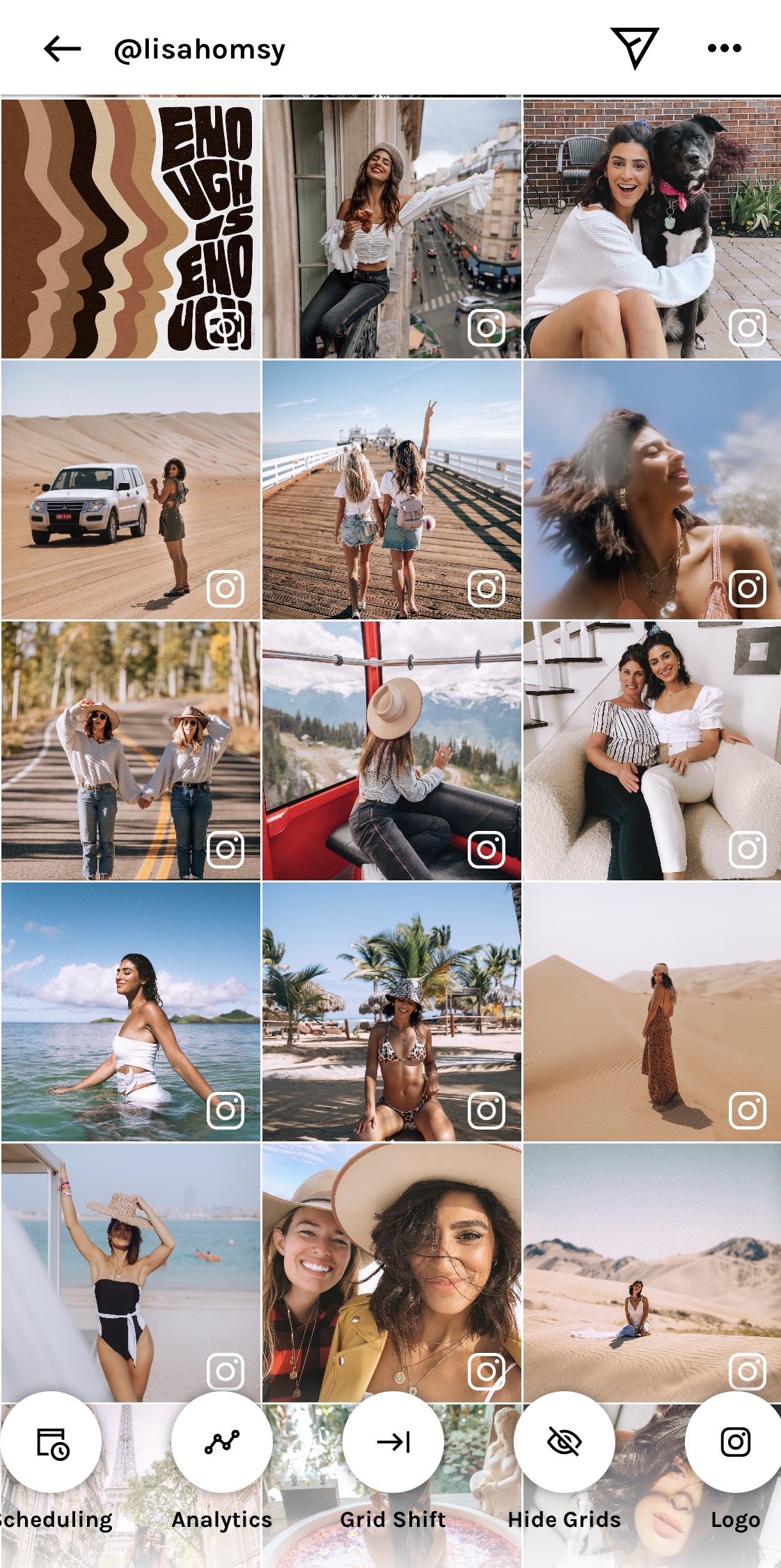 UNUM is a great Instagram feed planning app